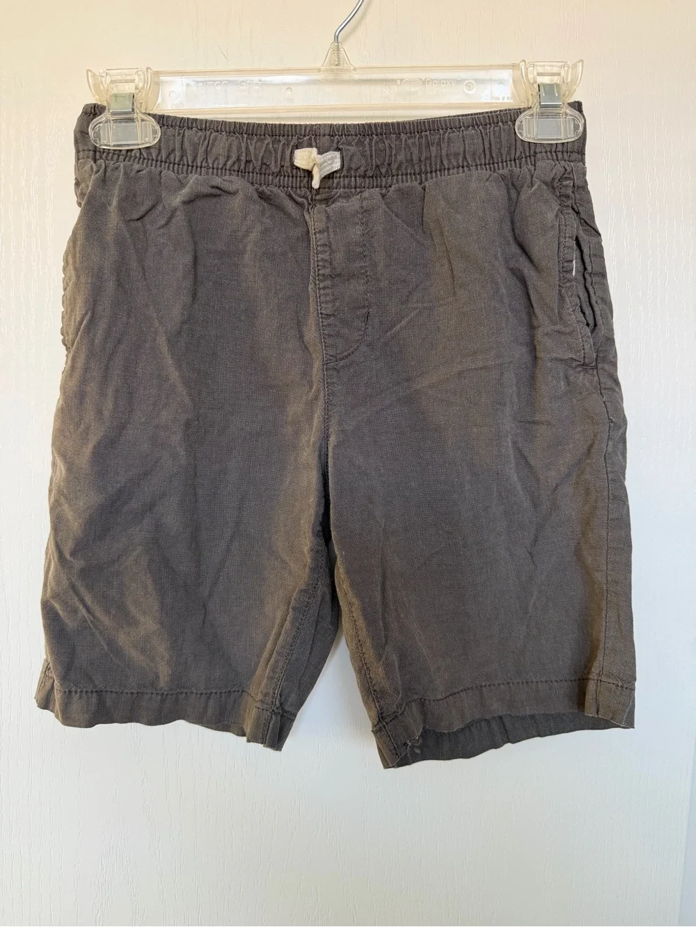 Boys’ Elastic Waist Casual Shorts - Charcoal